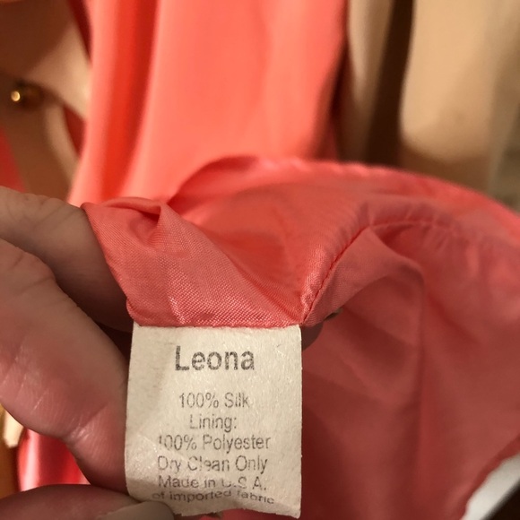 Leona by Lauren Leonard Silk Mod Color-block Dress - Picture 7 of 8